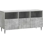 vidaXL TV-Schränk Betongrau 102 x 34,5 x 50 cm Holzwerkstoff