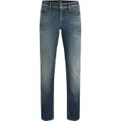 Jack & Jones Regular-fit-Jeans "JJICLARK mit Used-Look und Stretch für den Alltag" mit Abriebeffekten