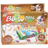 Lobbes Blasstifte Dinosaurier Set mit Pumpe und Schablonen