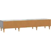 vidaXL TV-Schränk Betongrau 147 x 34,5 x 30 cm Holzwerkstoff
