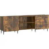 vidaXL TV-Schränk Geräucherte Eiche 150 x 31 x 52 cm Holzwerkstoff