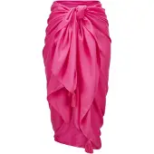 Codello Sommerrock "Pareo", Damen, pink, Casual, relaxed fit, Röcke Sommerrock, mit Quasten