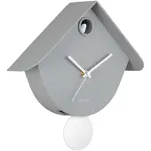 Karlsson - Wanduhr Cool Retro - Mausgrau - 7.5x25.5x25.8cm