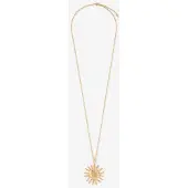 Sissy-Boy Gold-plated Kette Mit Sonnen-Anhänger