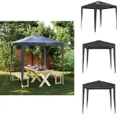 vidaXL Profi-Partyzelt 2x2 m Anthrazit - Pavillons & Partyzelte