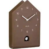 Karlsson - Wanduhr Fino Cuckoo - Mokka - 9.3x17.2x28.5cm