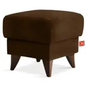 Konsimo Hocker Gustavo II , braun , Maße (cm): B: 53 H: 49