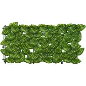 vidaXL Balkonsichtschutz mit Blättern Grün und Gelb 500 x 100 cm