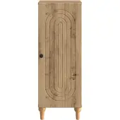 vidaXL Sideboard Artisan-Eiche 33 x 34,5 x 90 cm Holzwerkstoff