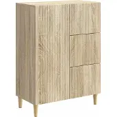vidaXL Sideboard Sonoma-Eiche 66 x 34,5 x 90 cm Holzwerkstoff