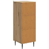 vidaXL Sideboard Artisan-Eiche 34,5 x 33 x 92 cm Holzwerkstoff