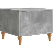 vidaXL Couchtisch Betongrau 49 x 50 x 40 cm Holzwerkstoff