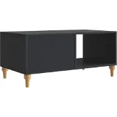 vidaXL Couchtisch Schwarz 90 x 50 x 40 cm Holzwerkstoff
