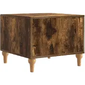 vidaXL Couchtisch Geräucherte Eiche 49 x 50 x 40 cm Holzwerkstoff