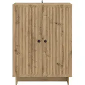 vidaXL Sideboard Artisan-Eiche 66 x 34,5 x 90 cm Holzwerkstoff