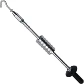 vidaXL Gleithammer mit Haken 63 cm Kohlenstoffstahl