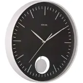 Karlsson - Wanduhr Grato Pendulum - Warmes Grau - 40.6x40.6x40.6cm