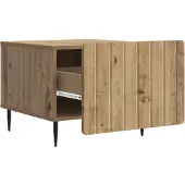 vidaXL Couchtisch Artisan-Eiche 49 x 50 x 42 cm Holzwerkstoff