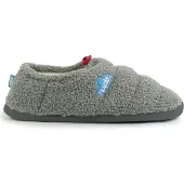 Nuvola . Hausschuhe Herren Damen rutschfester Sohle warm gepolstert bequem grau 46/47 EU - UNCLSHEP