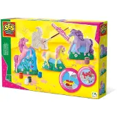 SES Creative 01356 Gips Gießen - Magische Pferde, Bastelset für Kinder, Guss-/Mal-Set für Kinder, 5 Jahr(e), Mehrfarbig