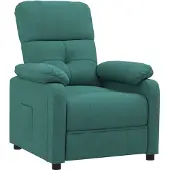 vidaXL Relaxsessel Dunkelgrün Stoff