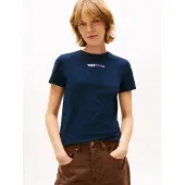 Tommy Hilfiger Tjw Regular Essential T-shirt Dark Night Navy Größe: M | Hemden Outlet | Damen | Schwarz