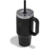 Hydroflask - Travel Tumbler Clear Lid - Isolierbecher Gr 946 ml schwarz