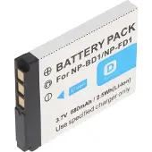 AccuCell Akkutyp passend für Sony NP-BD1 Akku, NP-FD1, DSC-T2, T200, T70, T75