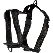 Flamingo H-Geschirr Zorba schwarz, Größe: XL / Breite: 32 mm