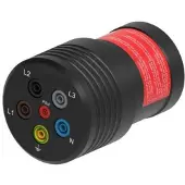 Ht instruments CEE-63A Messadapter (CEE 5 Pol Stecker mit 5 Anschlussbuchsen)