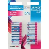 Grundig - AAA / R03 alkaline battery 1.5 V 18 pcs.