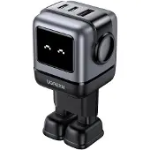 UGREEN Nexode RG 65W 3-Port GaN, Drinnen, AC, Grau