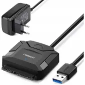 UGREEN 20611, USB 3.0, SATA III, 0,5 m, Schwarz