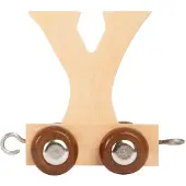 Small Foot Holz-Buchstabenzug Y - Spielzeug Buchstabe - 12 Stück