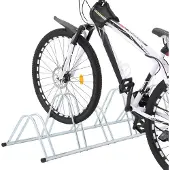 vidaXL Fahrradständer für 6 Fahrräder Freistehend Verzinkter Stahl