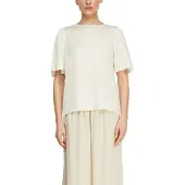 Comma T-shirts Offwhite Größe: 42 | Blusen Outlet | Damen | Weiß