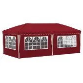 vidaXL Pop-up Partyzelt 575 x 288 x 245 cm Bordeauxrot