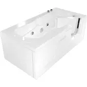 SeniorBad GmbH Whirlpool Seniorenwanne mit Tür S17-WP-L 150x75cm