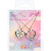 Souza Set von zwei Halsketten "Best Friends" mit Herzen, !