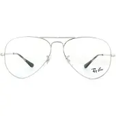 Ray-Ban Brillenfassungen 6489 Aviator 2501 Silber 58mm
