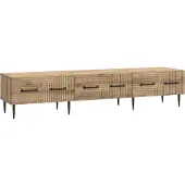 vidaXL TV-Schränk 147 x 34,5 x 30 cm Artisan-Eiche Holzwerkstoff