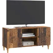 vidaXL TV-Schränk Altholz 102 x 34,5 x 50 cm Holzwerkstoff