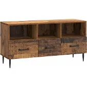 vidaXL TV-Schränk Altholz 102 x 34,5 x 50 cm Holzwerkstoff