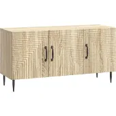 vidaXL TV-Schränk Sonoma-Eiche 99 x 34,5 x 50 cm Holzwerkstoff