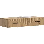 vidaXL Wandmontierter Beistelltisch 87,5 x 34,5 x 17 cm Holzwerkstoff
