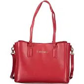 Valentino Stilvolle Rote Damenschultertasche mit Funktion und Nachhaltigkeit