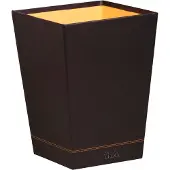 Rhodia Papierkorb aus Kunstleder schwarz