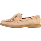 Super Mode LBS Schnürmokassins mit runder Schuhspitze und flachem Absatz
