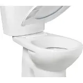 TATAY Toilettendeckel Universal | Ideal als Ersatz | Schnell abnehmbar, leichte Reinigung | Thermoplast | Einfache Befestigung | Ovale Form – Modell S