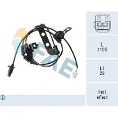 FAE ABS Sensor Raddrehzahl Hinten Links für HYUNDAI ix35 (LM, EL, ELH) 78571